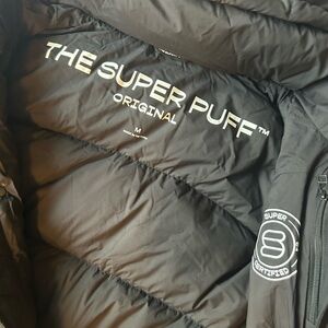 Aritzia Black Super Puff Jacket